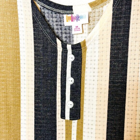 LuLaRoe Xanthe Striped Romper - M - NWT - Picture 5 of 11